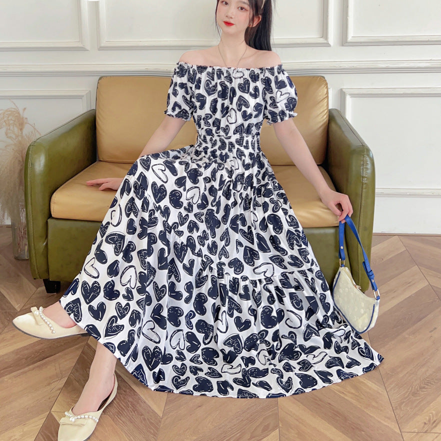 Women's Silk Floral Dress