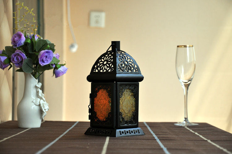 Moroccan Iron Candlestick