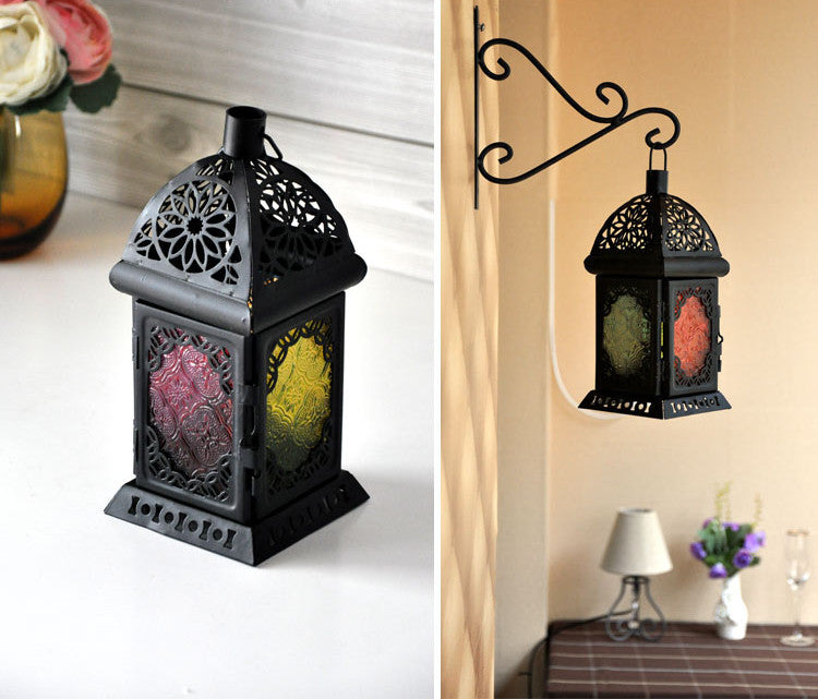 Moroccan Iron Candlestick