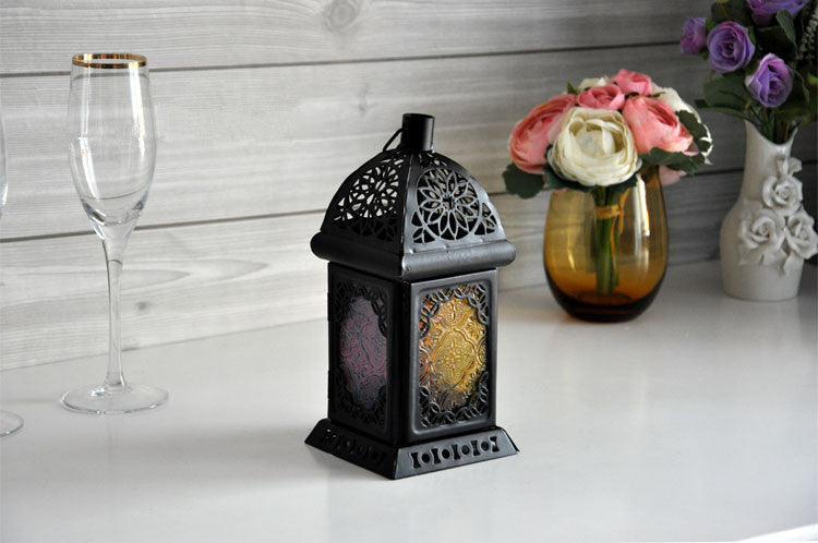 Moroccan Iron Candlestick