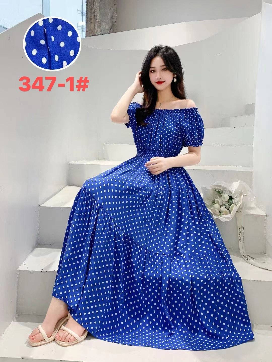 Women's Silk Floral Dress