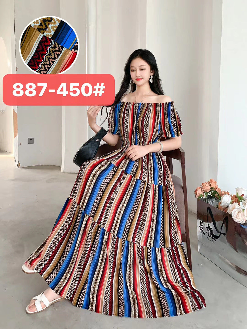 Women's Silk Floral Dress