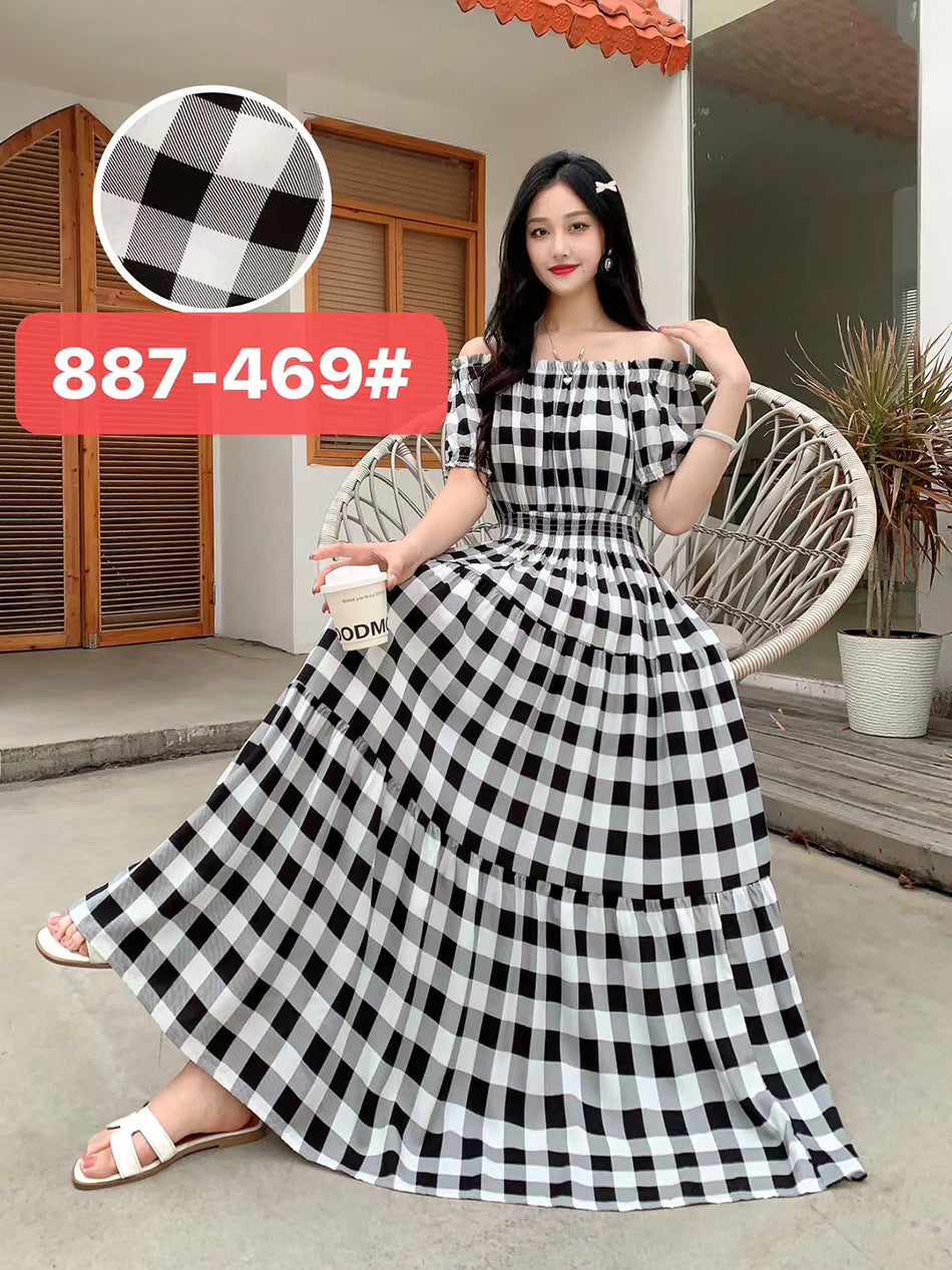 Women's Silk Floral Dress
