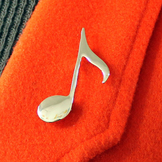Musical Note Pin Brooch