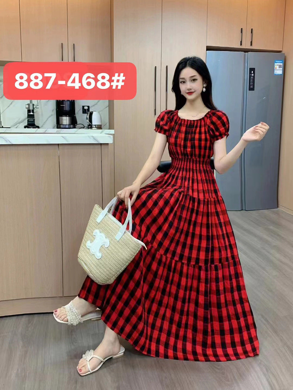 Women's Silk Floral Dress