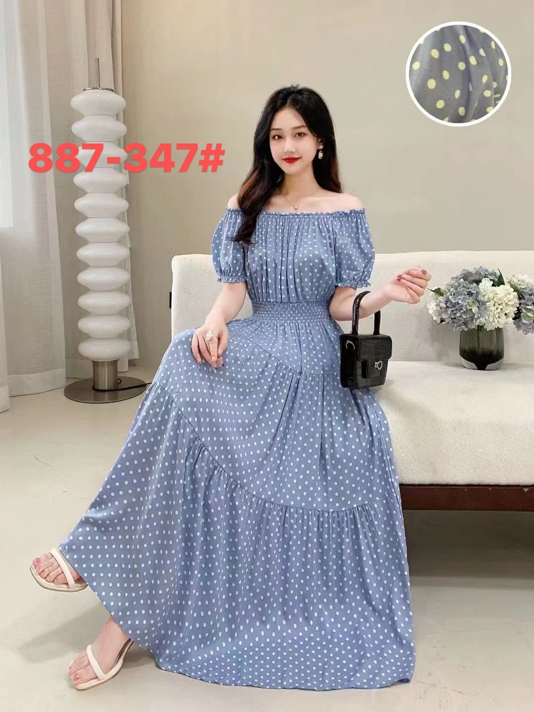 Women's Silk Floral Dress