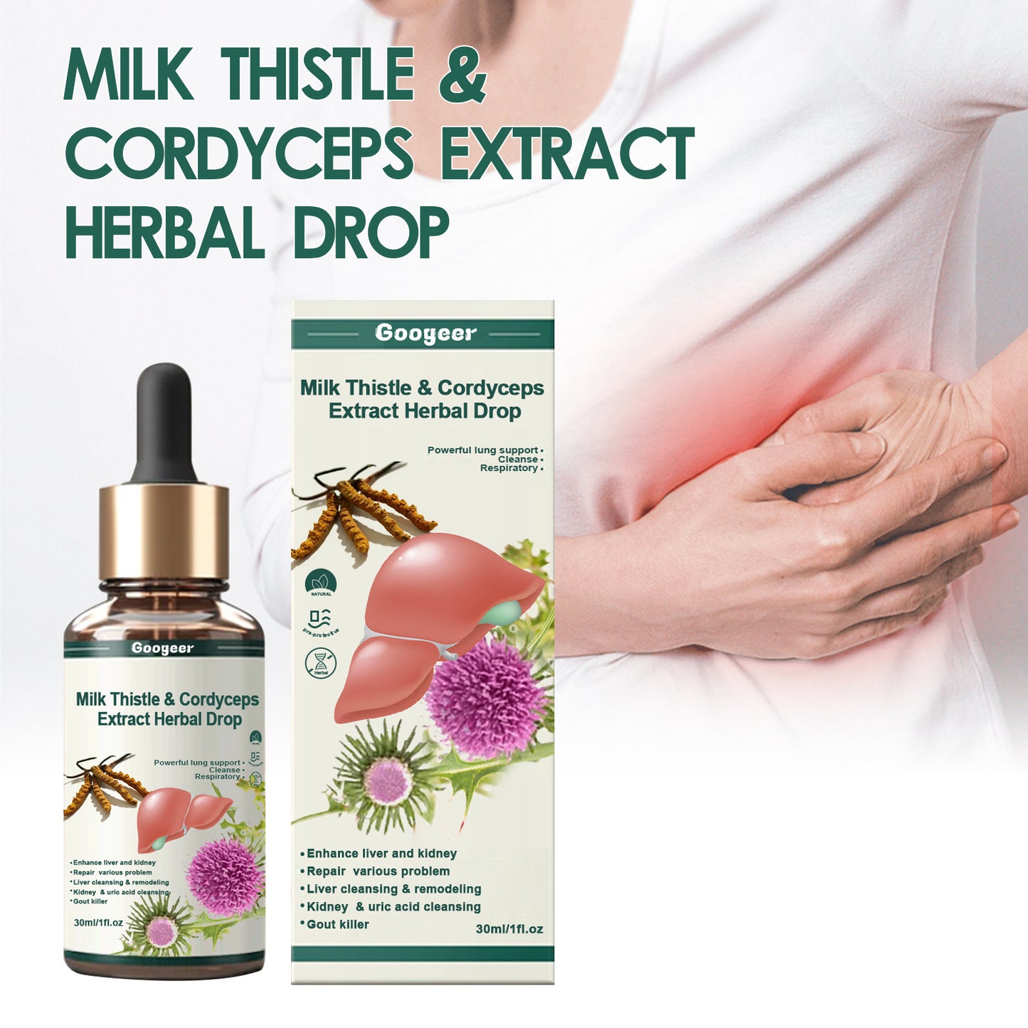 Milk Thistle Drops Relieve Body Fatigue
