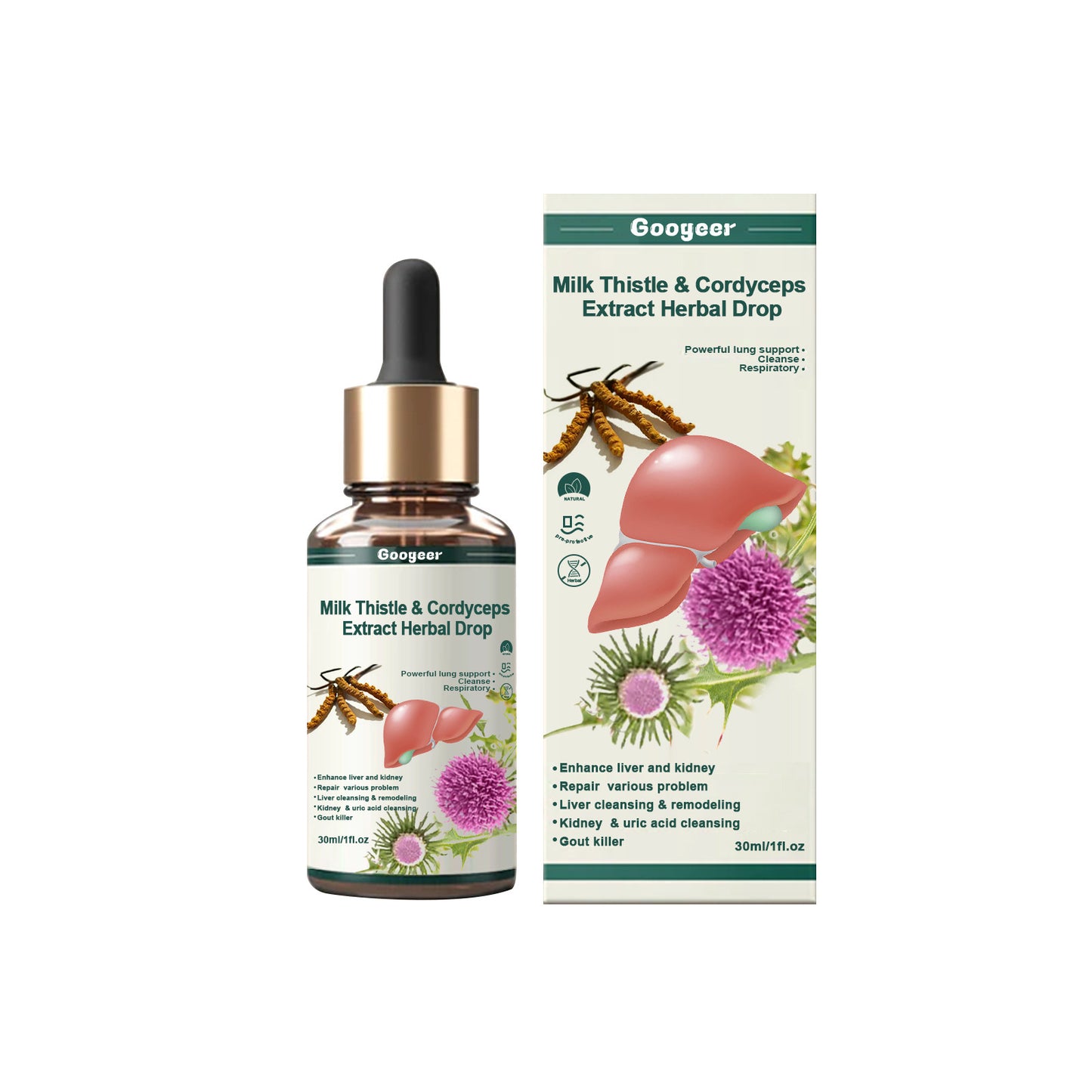 Milk Thistle Drops Relieve Body Fatigue