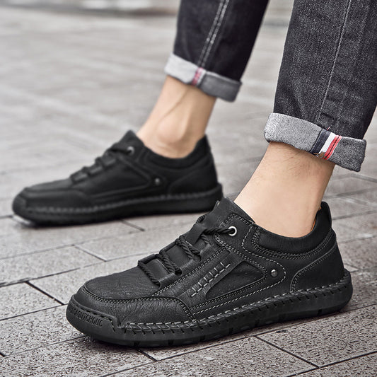 Men's Toe Shape Leather Shoes