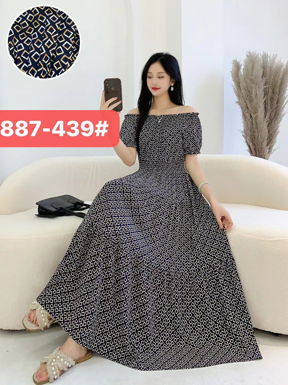Women's Silk Floral Dress