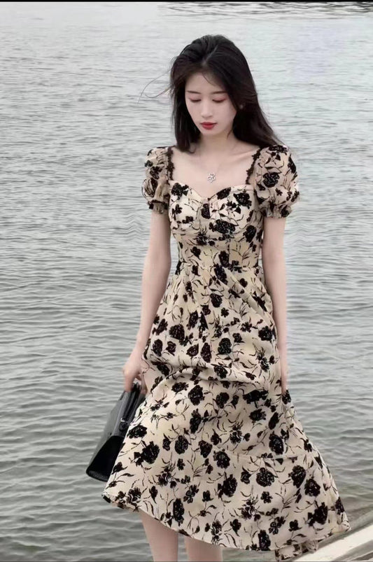 Floral Dress Women
