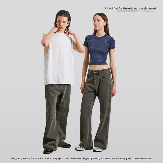 Women's Washed Clean Fit Jeans