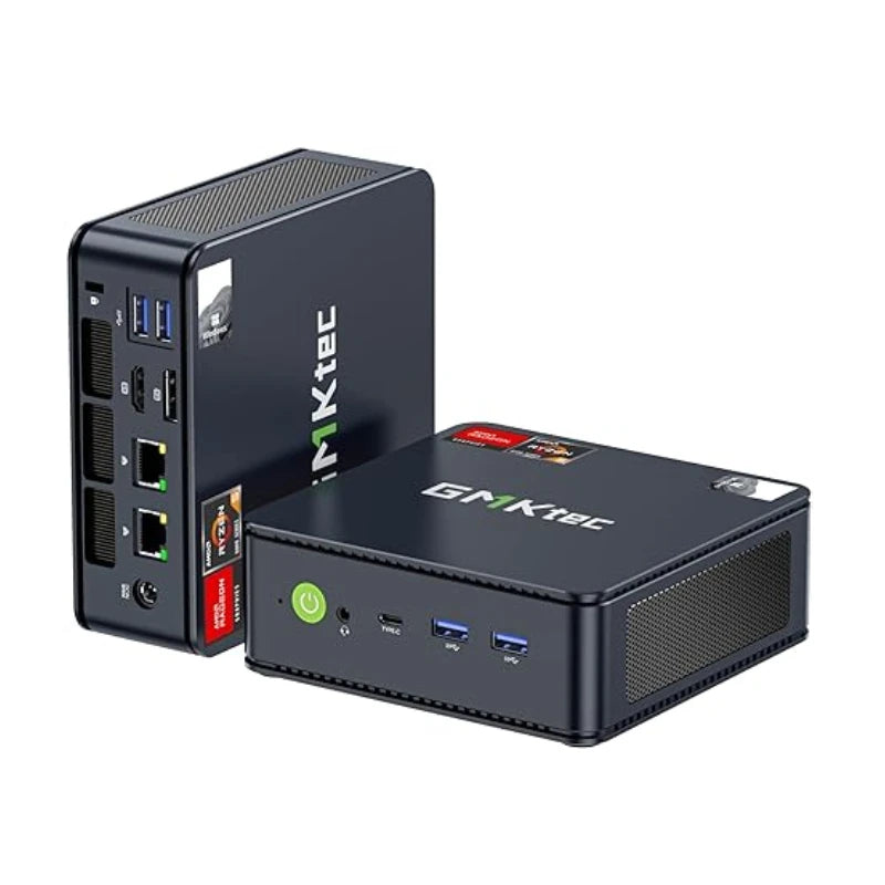 GMKtec M6 Mini PC AMD R5 6600H 6-core 12-thread Computer 16GB DDR5 512GB PCIe 3.0 SSD