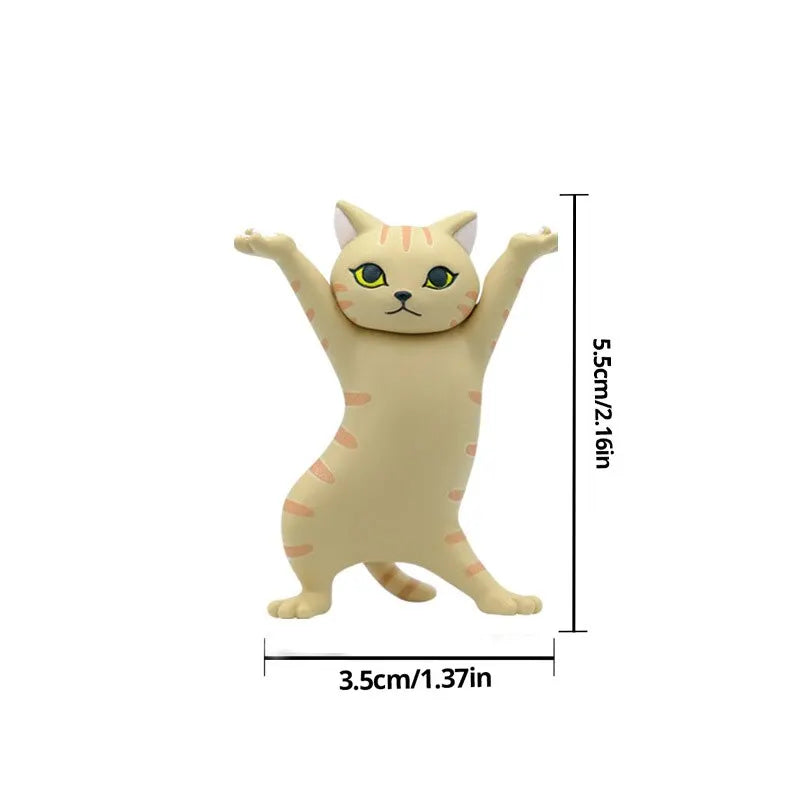 5 Models Dancing Cat Figure
