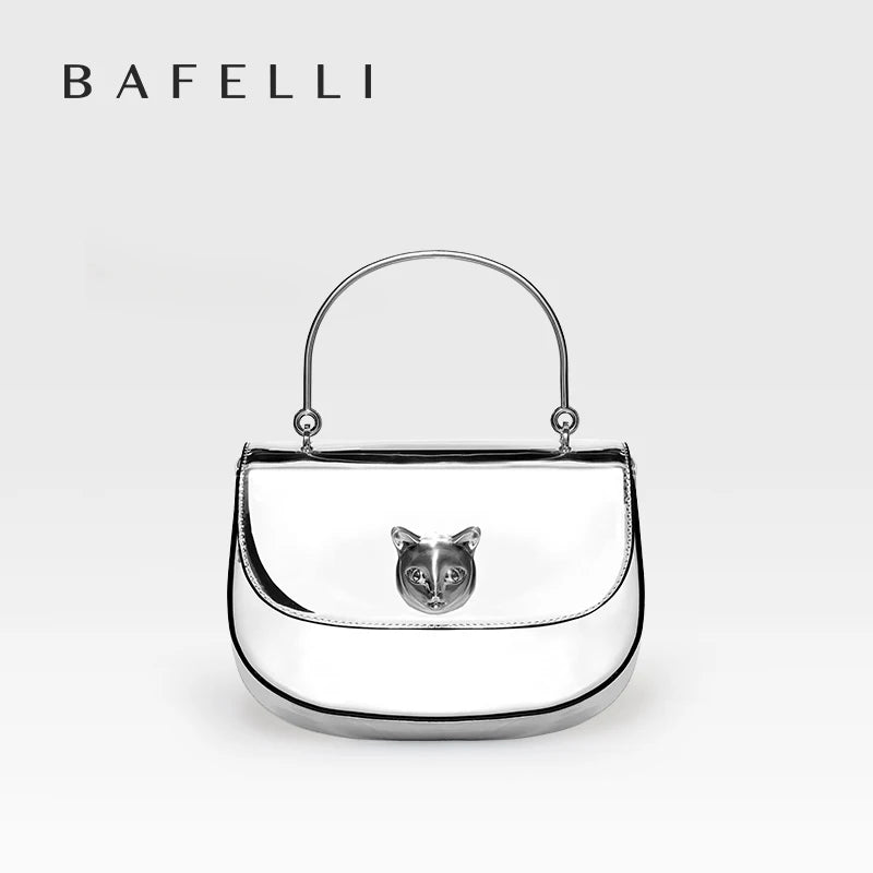 BAFELLI 2023 CAT STYLE LUXURY LEATHER EVENING BAG