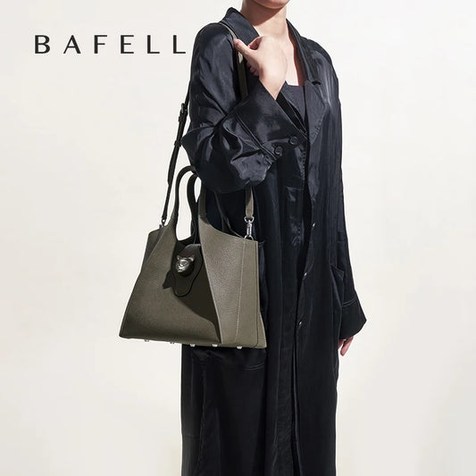 BAFELLI 2024 WOMEN'S TOTE GENUINE LEATHER BAG