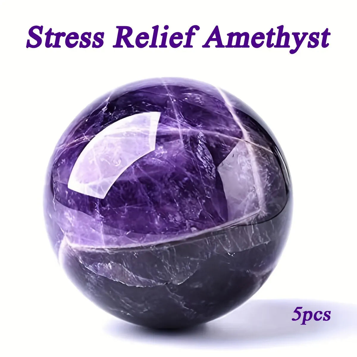 Amethyst Healing Crystal Energy Crystal Ball