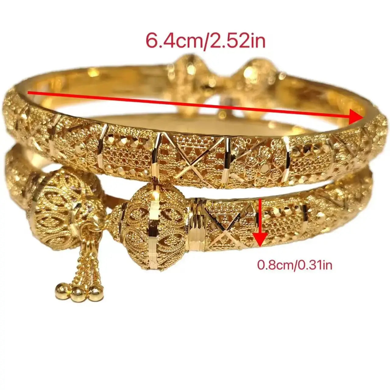 Dubai Real Gold 24k Plated Bracelet