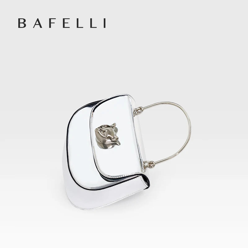 BAFELLI 2023 CAT STYLE LUXURY LEATHER EVENING BAG