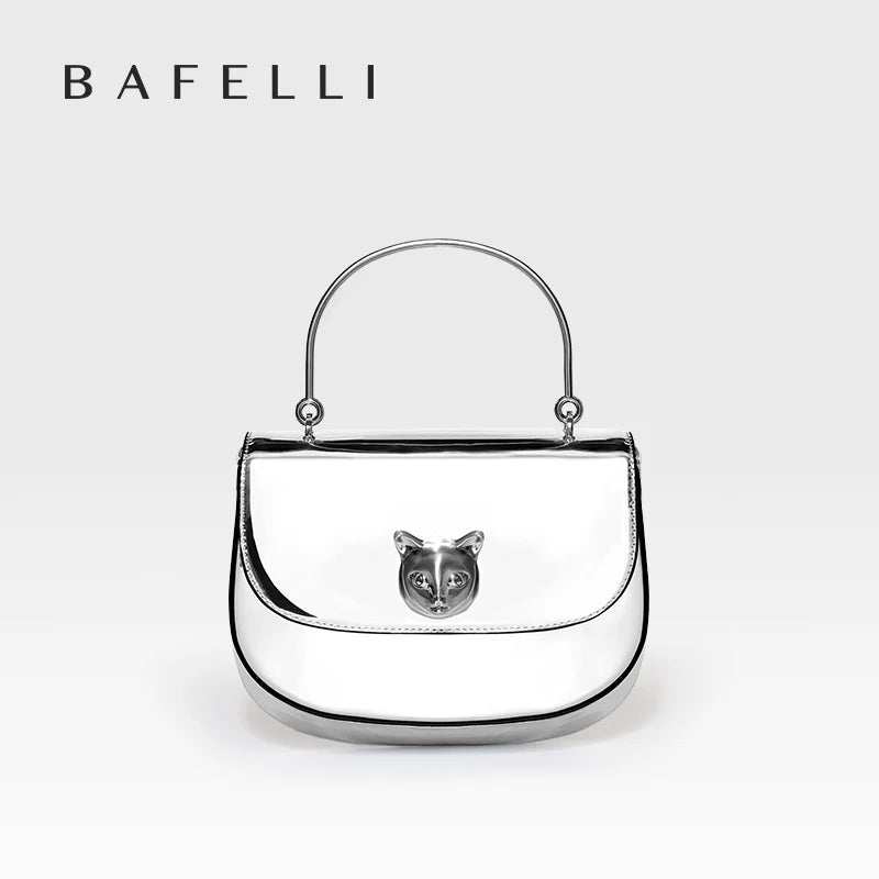 BAFELLI 2023 CAT STYLE LUXURY LEATHER EVENING BAG