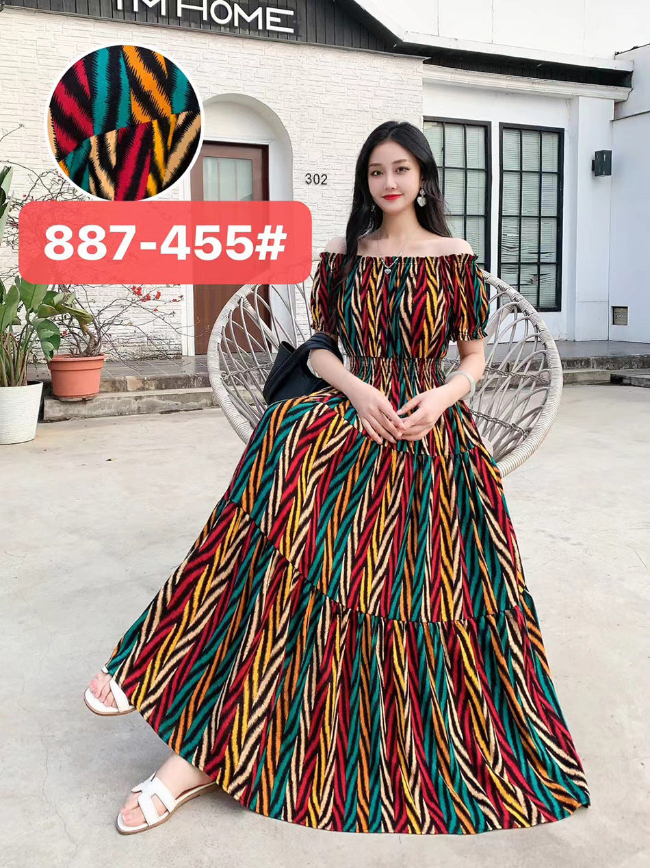 Women's Silk Floral Dress
