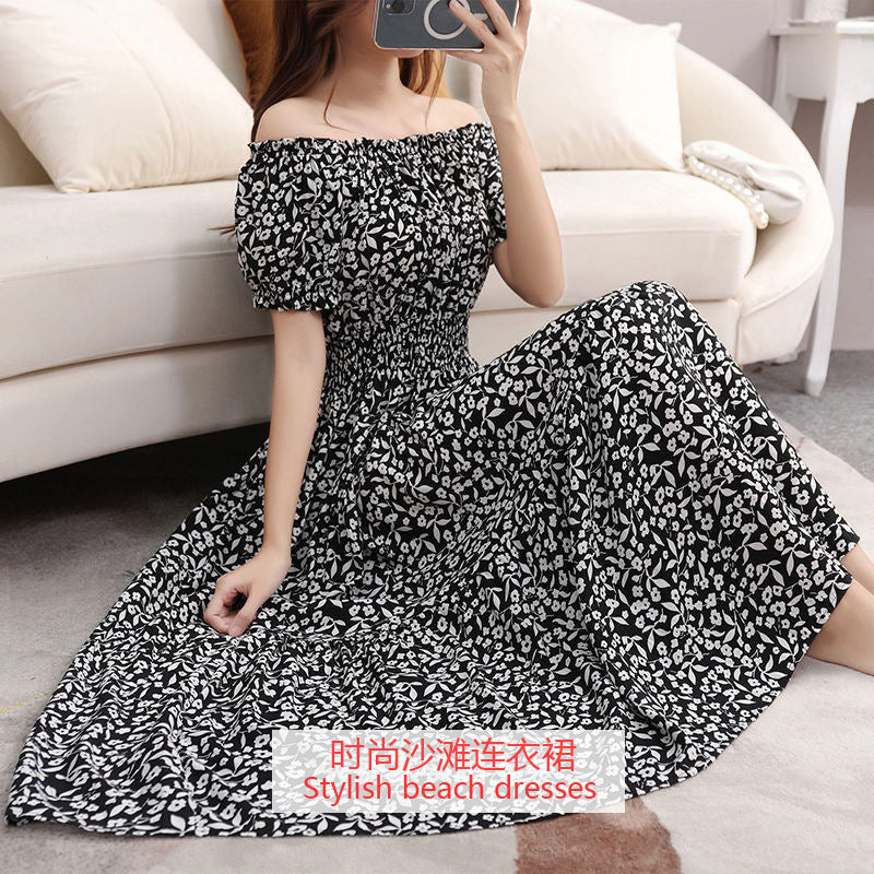 Women's Silk Floral Dress