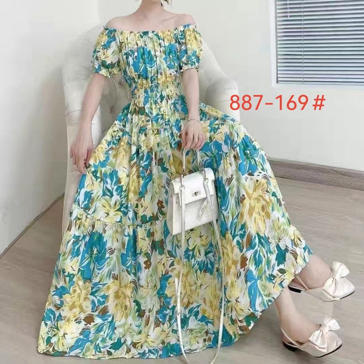 Women's Silk Floral Dress
