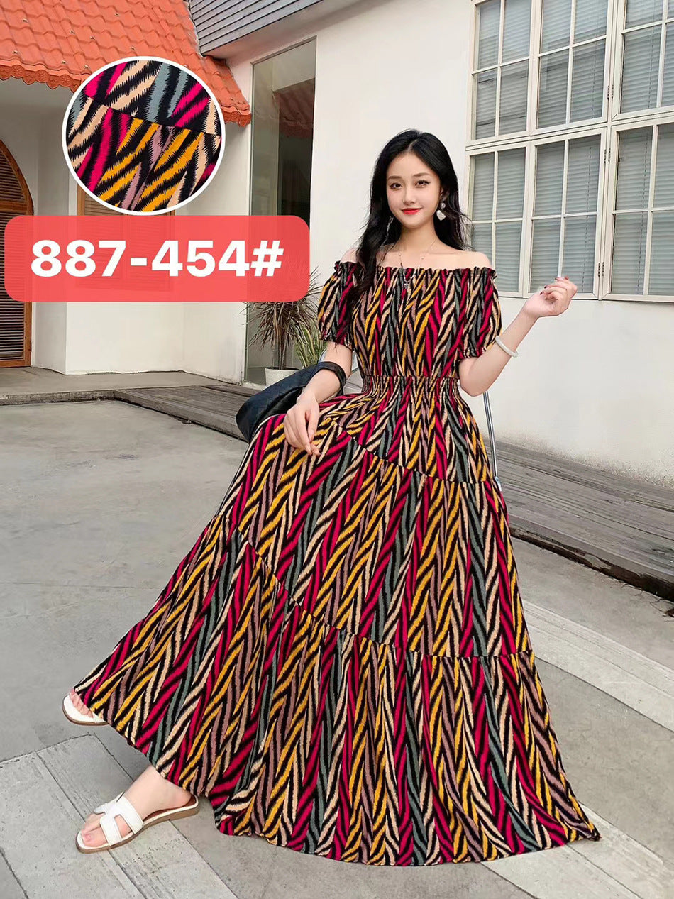 Women's Silk Floral Dress