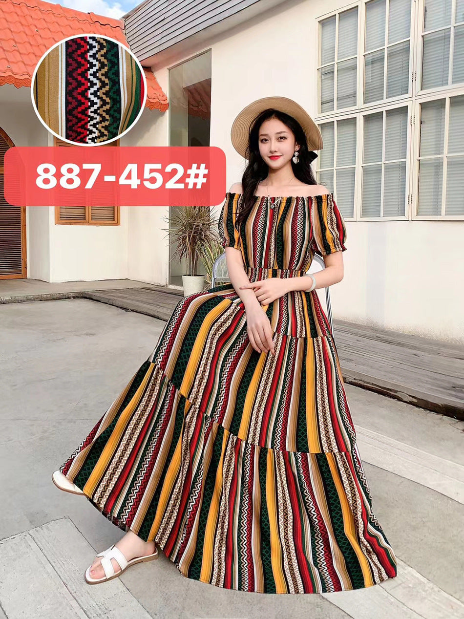 Women's Silk Floral Dress