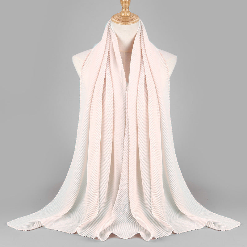 Pleated Scarf Women's