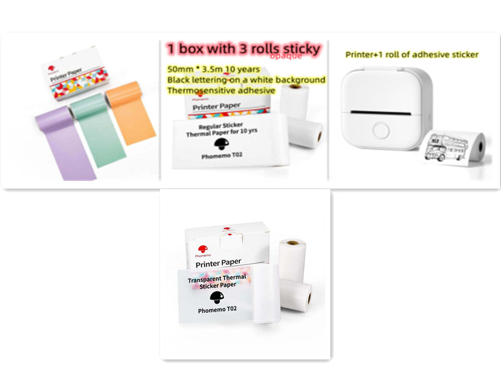 Portable Thermal Label Printer