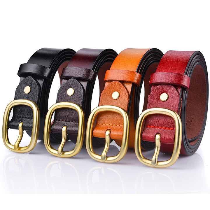 Versatile Genuine Leather Belt