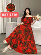 Women's Silk Floral Dress