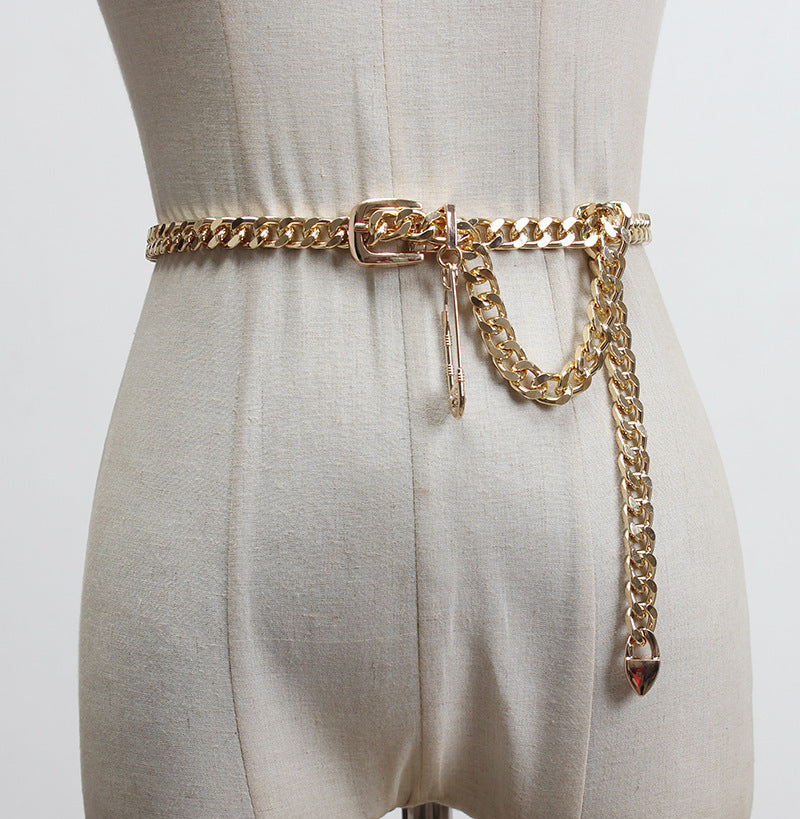 Women's Pendant Belt Chain
