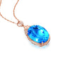Sapphire Necklace Women