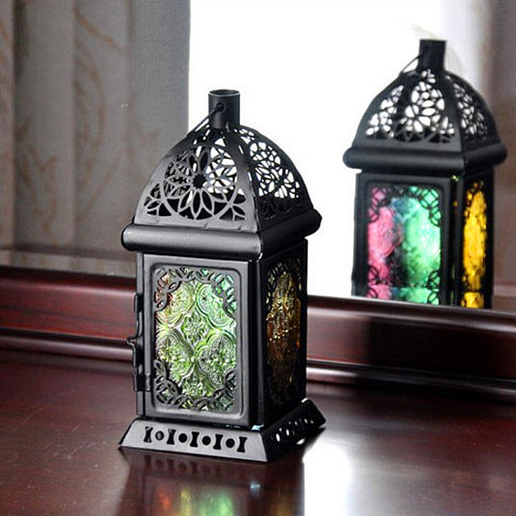 Moroccan Iron Candlestick