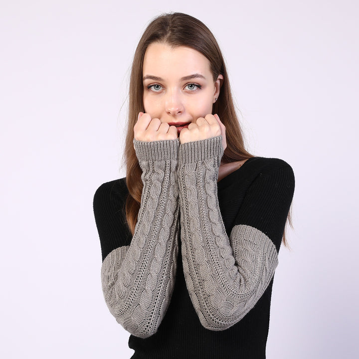 Warm Fingerless Sleeve Arm Cover