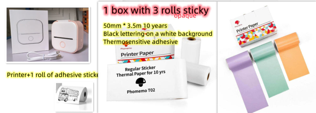 Portable Thermal Label Printer