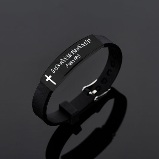 Bible Silicone Bracelet