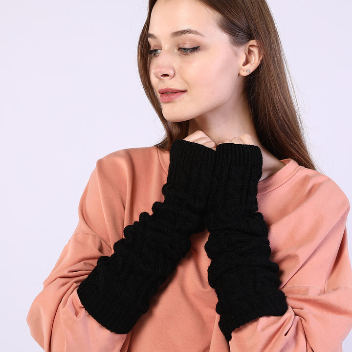 Warm Fingerless Sleeve Arm Cover