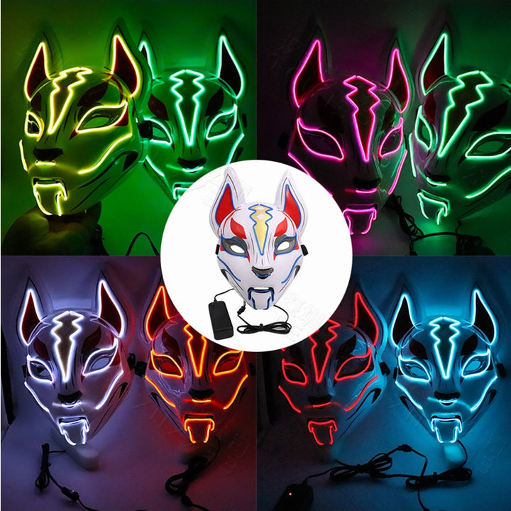 Glowing Cat Face Mask For Women