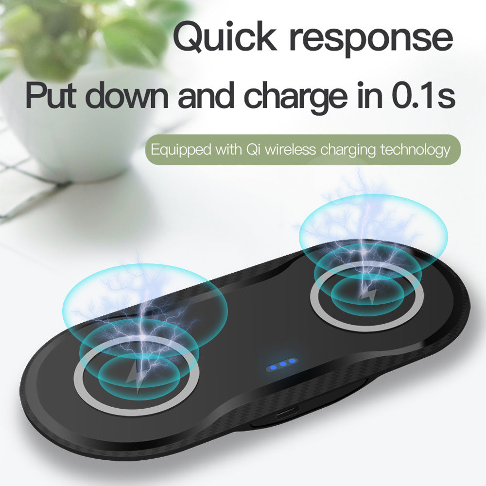 Wireless Dual Phone Charger