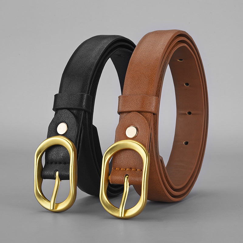 Trendy Unique Thin Belt