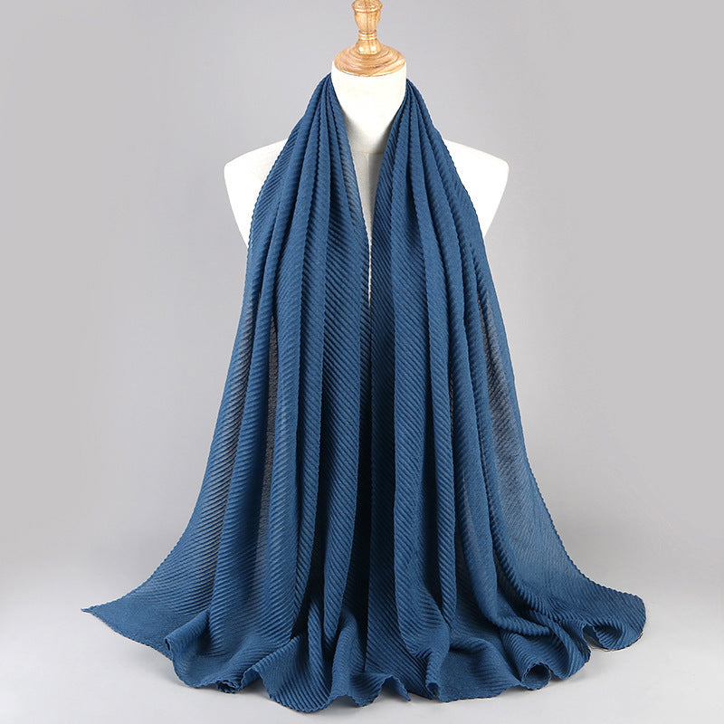 Pleated Scarf Women's