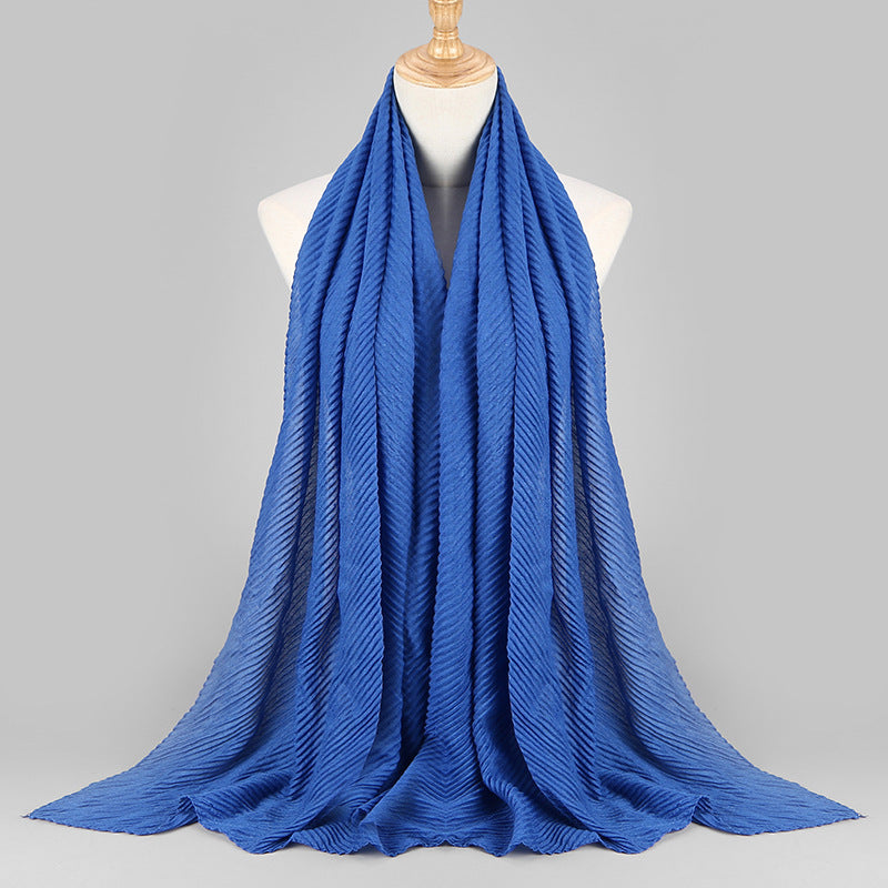 Pleated Scarf Women's