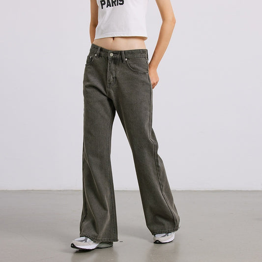 Women's Washed Clean Fit Jeans