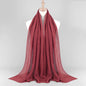 Pleated Scarf Women's
