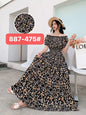 Women's Silk Floral Dress