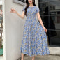 Women's Silk Floral Dress
