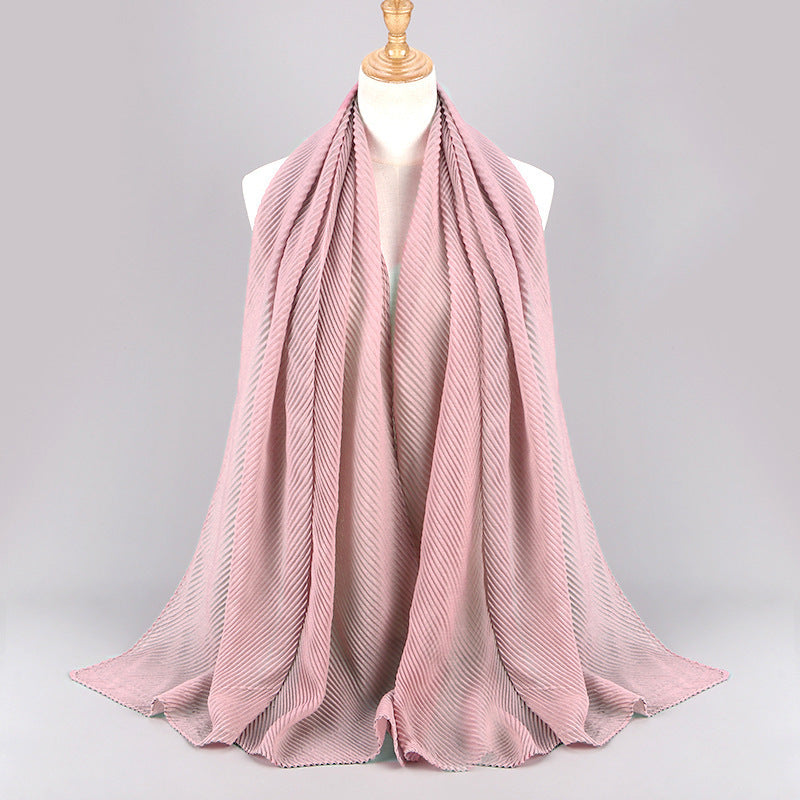 Pleated Scarf Women's